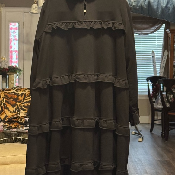 Lauren Black Long Sleeve Women's Dress - Picture 7 of 10